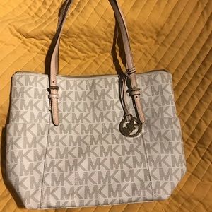 White MK purse